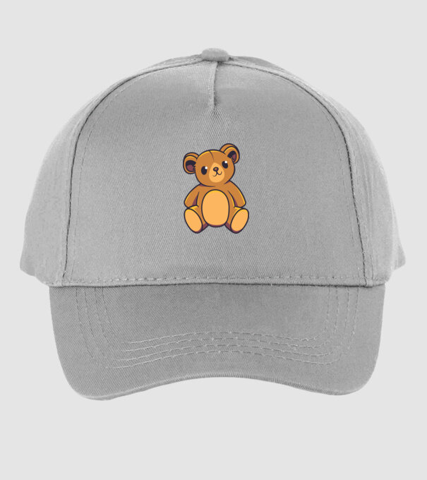 Ursuleț Teddy model gri pe tricou