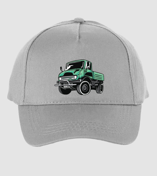 Camion model gri pe tricou