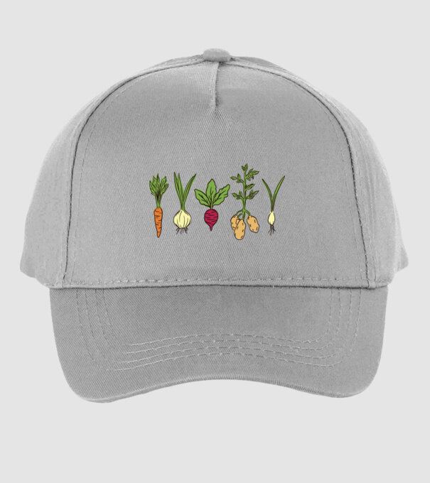 Legume model gri pe tricou