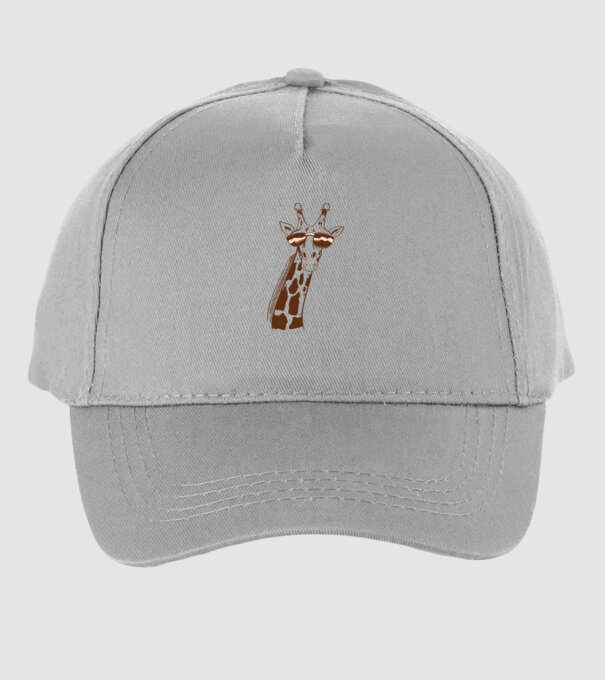 Cap Girafă model gri pe tricou