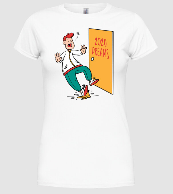 model alb pe tricou