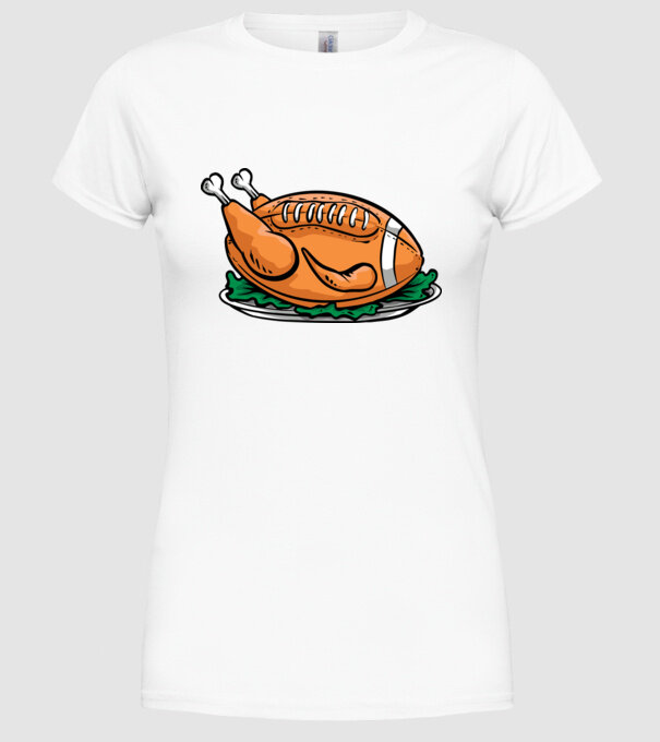 Fotbal american Curcan model alb pe tricou