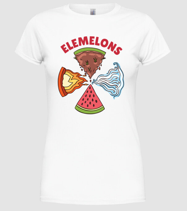 Elemente pepene model alb pe tricou