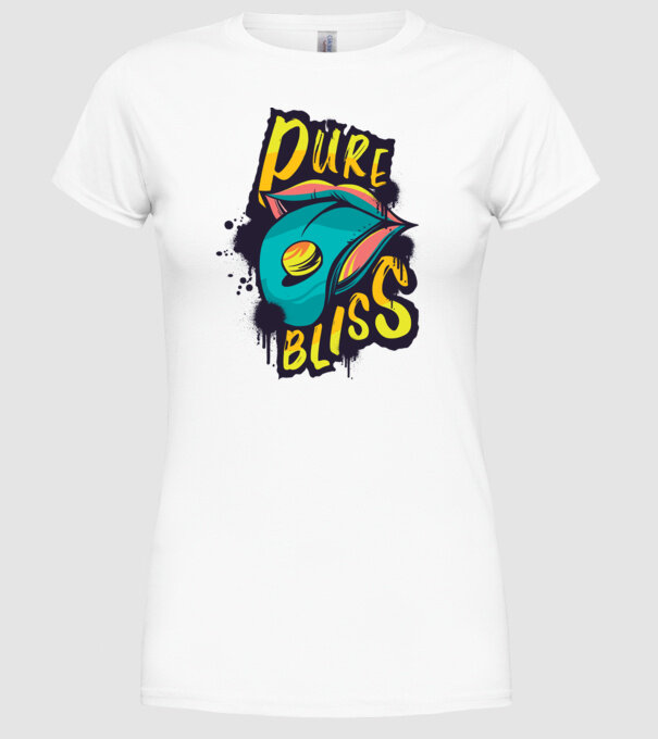 Tabletă drog model alb pe tricou