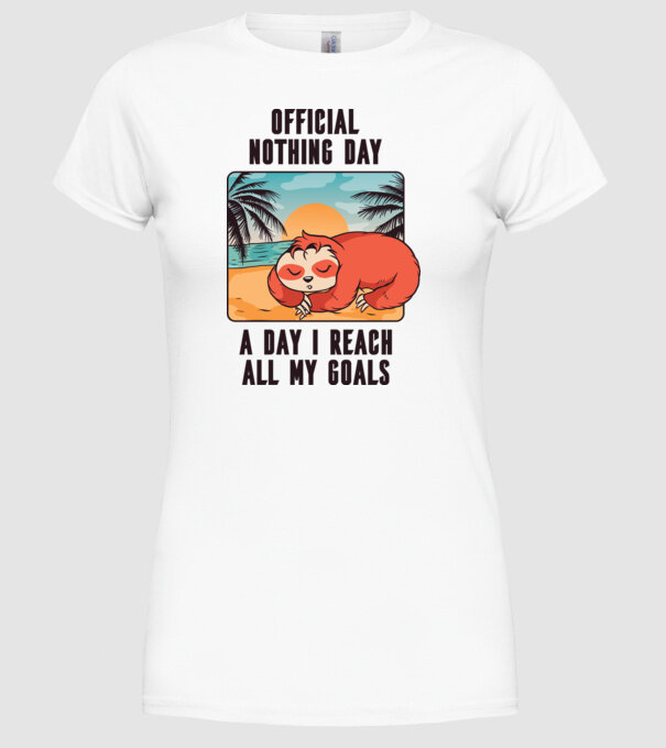 Leneș - Odihnă oficială model alb pe tricou