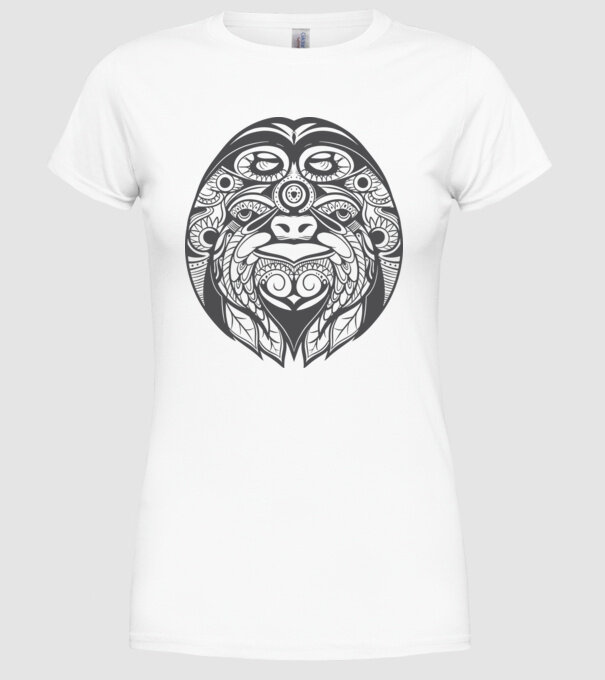 Motiv Leneș model alb pe tricou