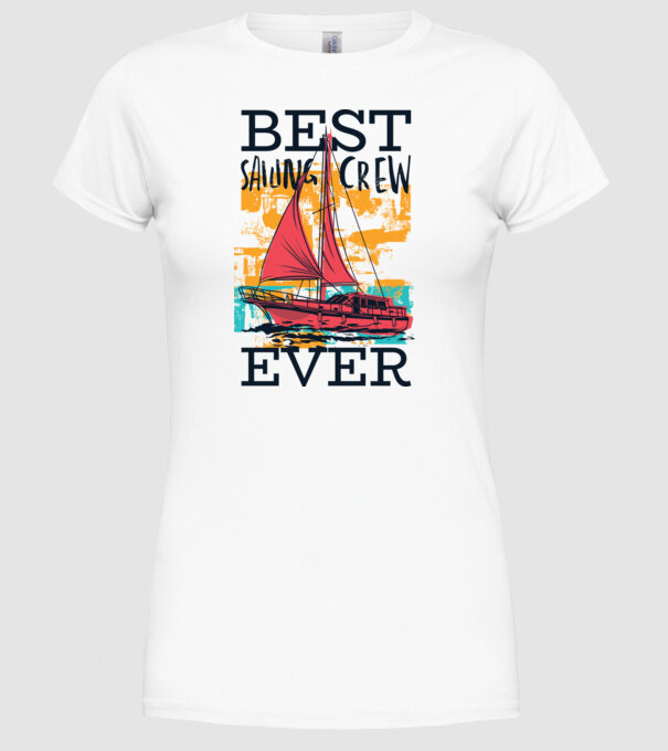 Cea mai bună echipă de navigație model alb pe tricou