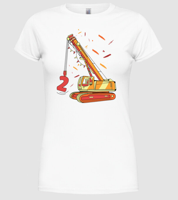 Prindere 2nd Birthday model alb pe tricou