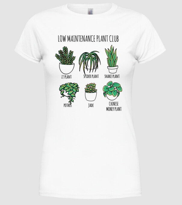 Îngrijirea plantelor model alb pe tricou