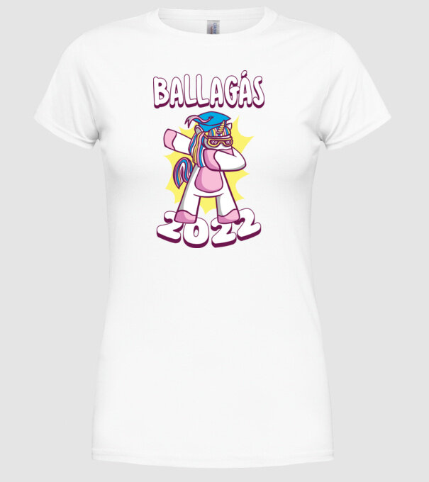 Inorog Bacalaureat model alb pe tricou