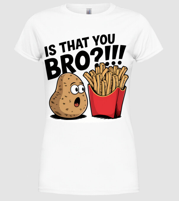 Is that you BRO?!! Alb model alb pe tricou