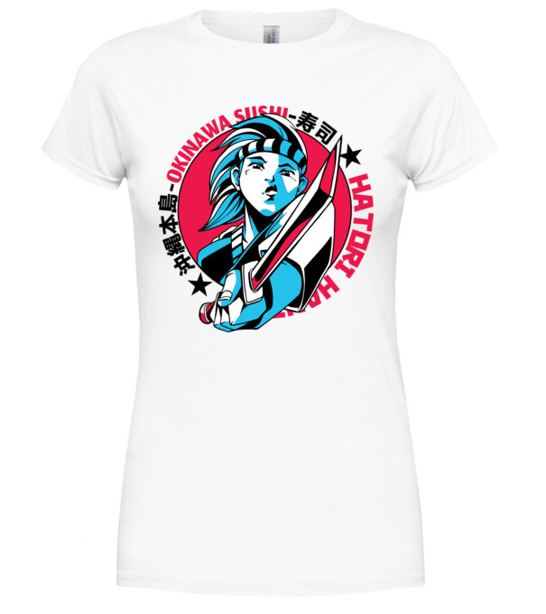  model  pe tricou