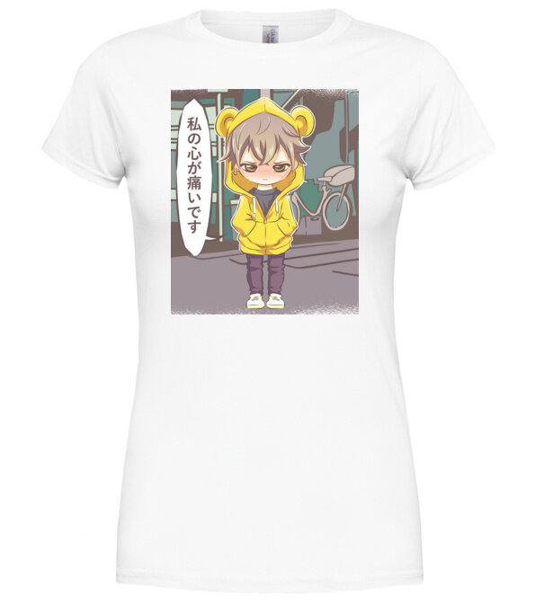  model  pe tricou