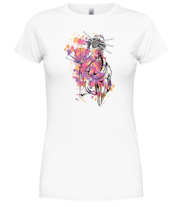  model  pe tricou