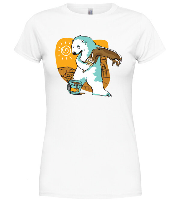  model  pe tricou