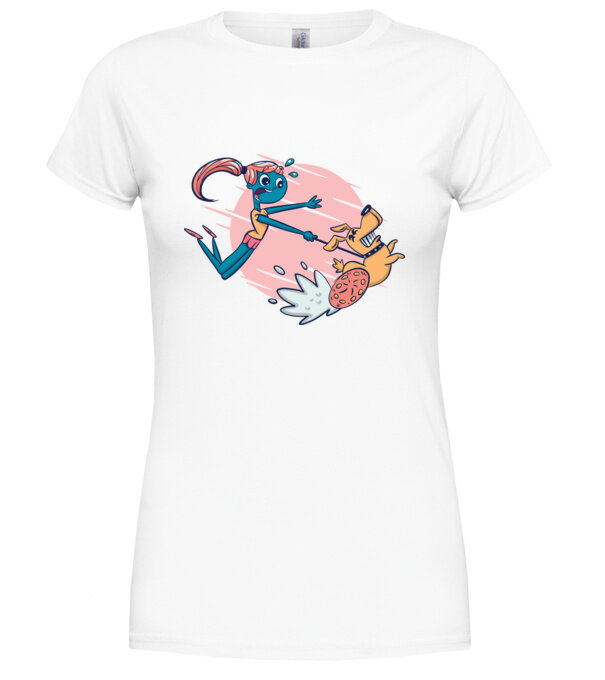  model  pe tricou
