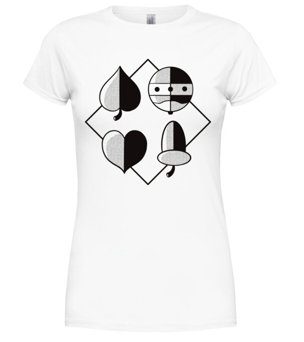  model  pe tricou