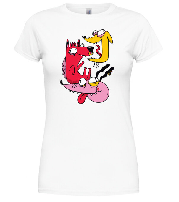 model  pe tricou