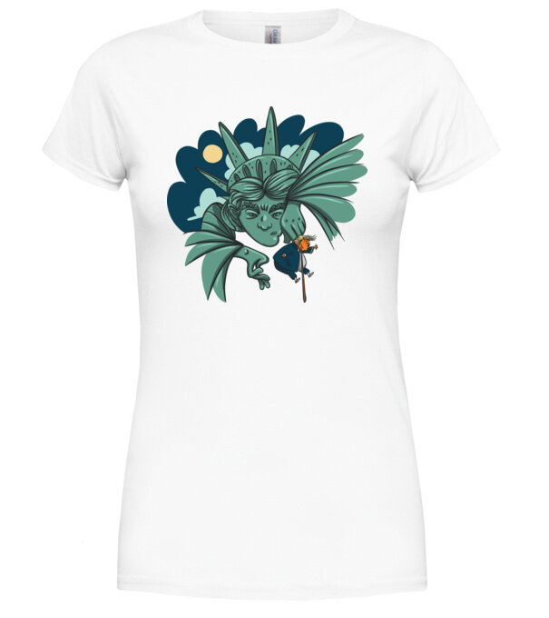  model  pe tricou