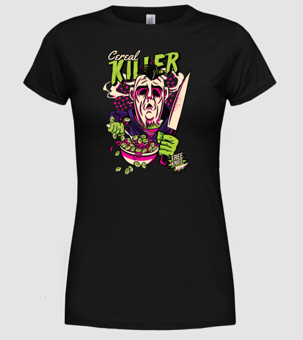 Cereale Killer Fulgi de cereale model negru pe tricou