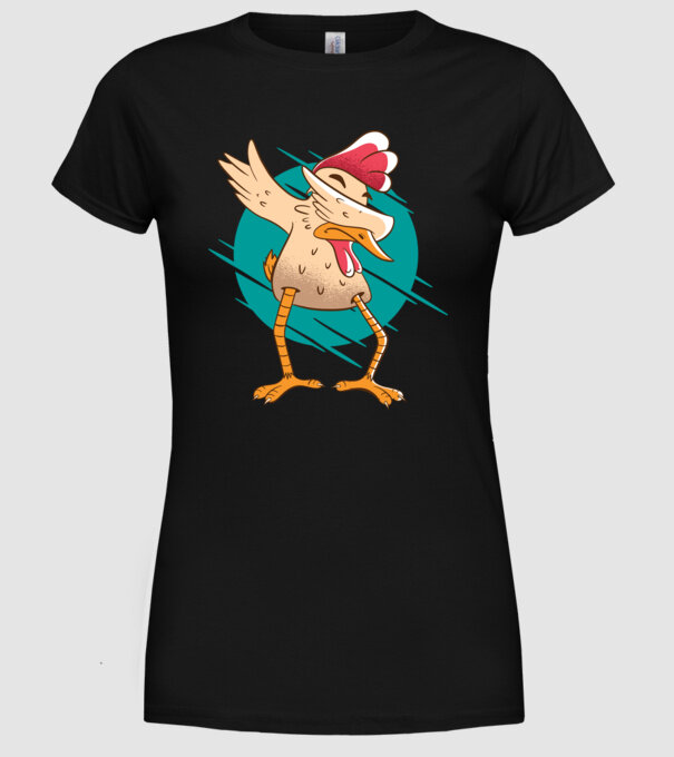Pui DAB model negru pe tricou