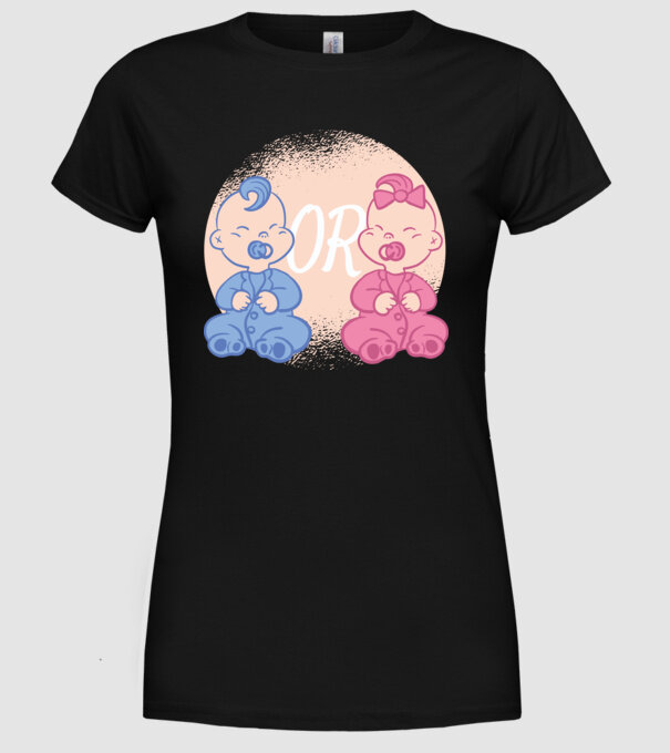 Băiat sau fată model negru pe tricou