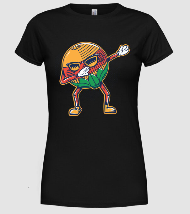 Dubă DAB cărți de joc maghiare model negru pe tricou