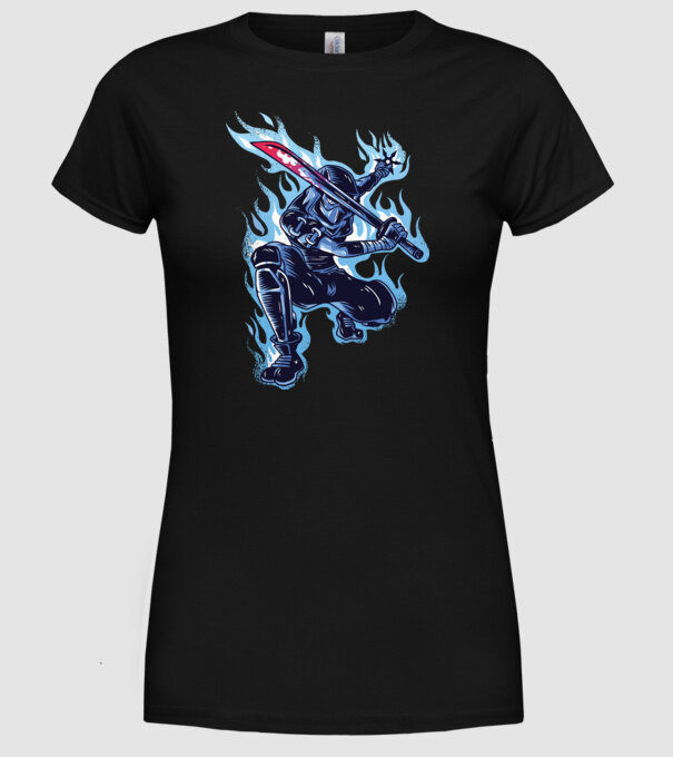 Ninja Sub Zero model negru pe tricou