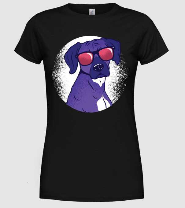 Rhodesian Ridgeback Câine cool cu ochelari de soare model negru pe tricou