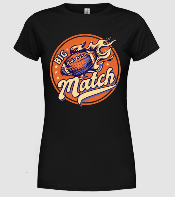 Superbowl meci de fotbal american model negru pe tricou