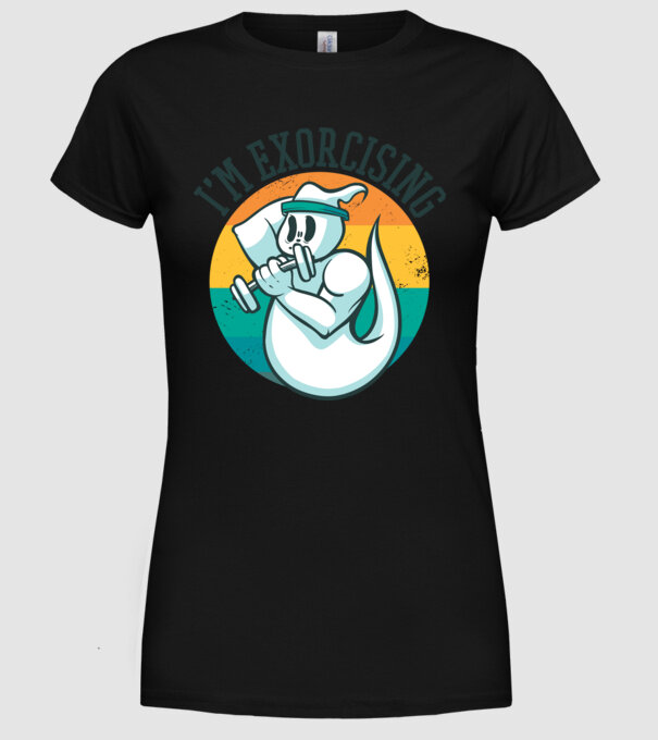 Antrenament Fantomă (Spirit?) model negru pe tricou