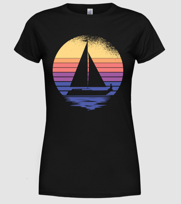 Navigație model negru pe tricou