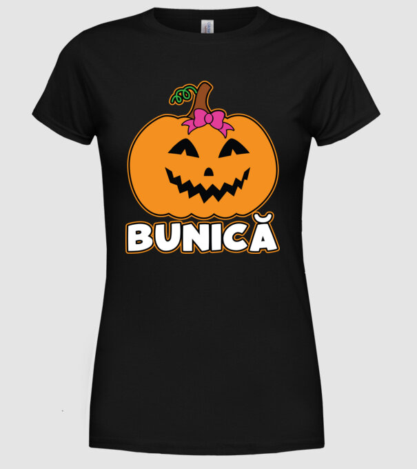bunică model negru pe tricou