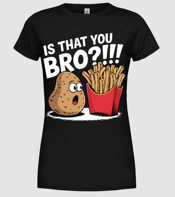 Is that you BRO?!! Negru model negru pe tricou