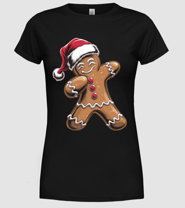 Turtă dulce dab model negru pe tricou