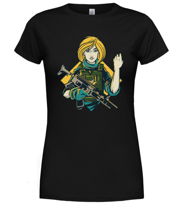  model  pe tricou