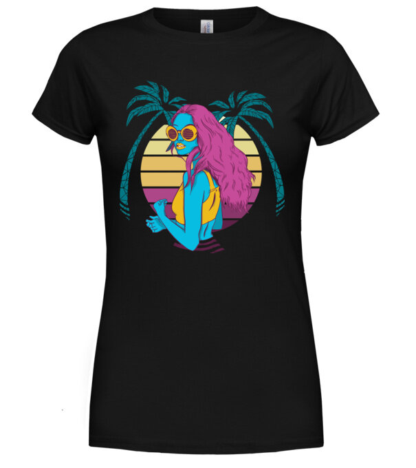  model  pe tricou