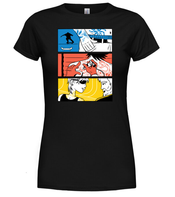  model  pe tricou