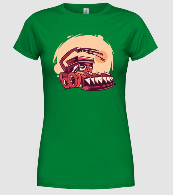 Secerătoare model verde pe tricou