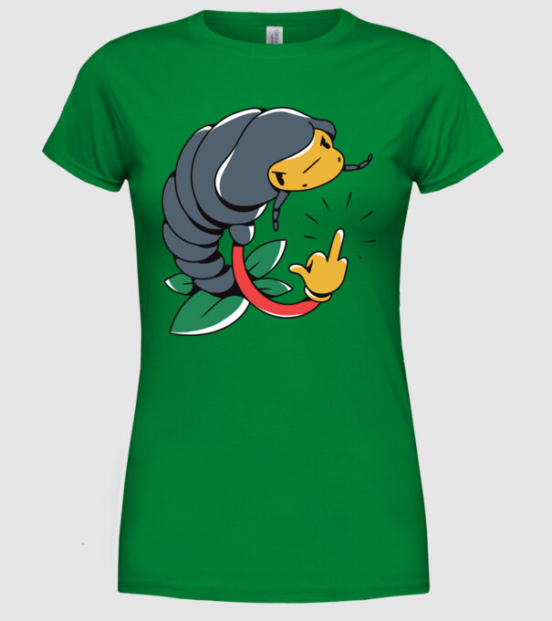 Izopodă model verde pe tricou