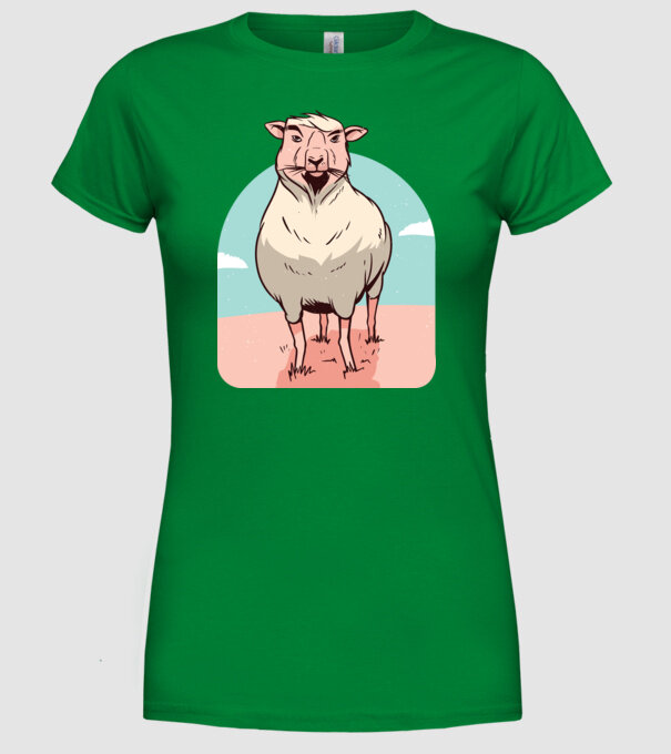 Miel Șobolan model verde pe tricou