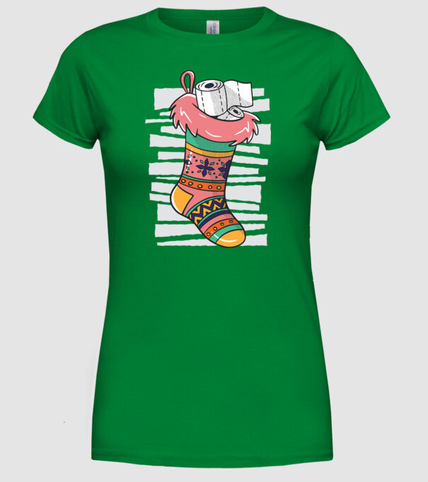 Christmas Gift 2020 model verde pe tricou