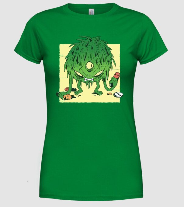 Coronavirus Monstru model verde pe tricou