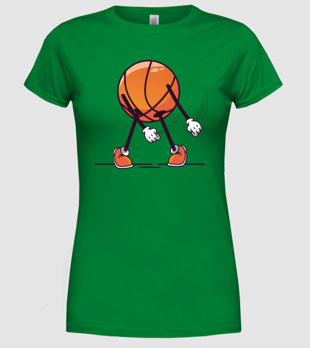 Baschet DAB model verde pe tricou