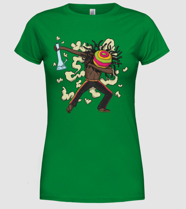 Dreadlock DAB model verde pe tricou