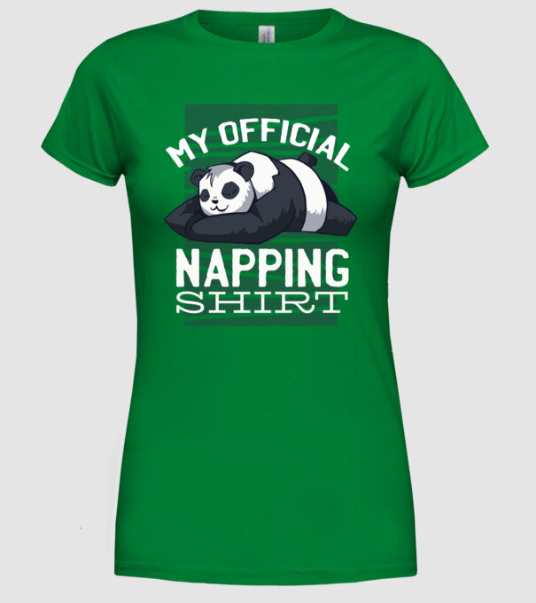 This is my official napping T-shirt, tricou amuzant odihnă model verde pe tricou