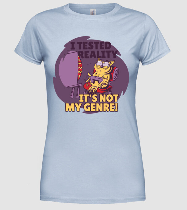 Bufnița Gamer model albastru deschis pe tricou