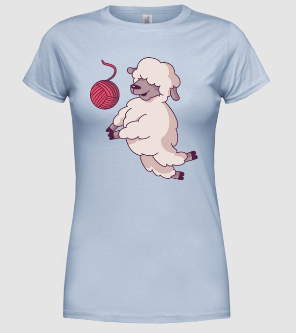 Miel voleibalist model albastru deschis pe tricou
