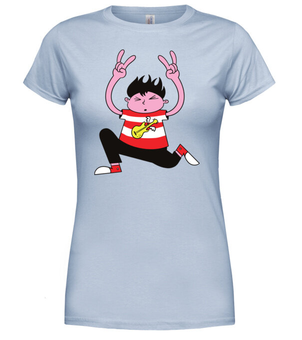  model  pe tricou