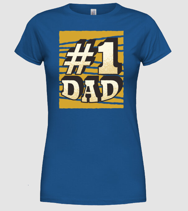 Tata 01 model albastru regal pe tricou